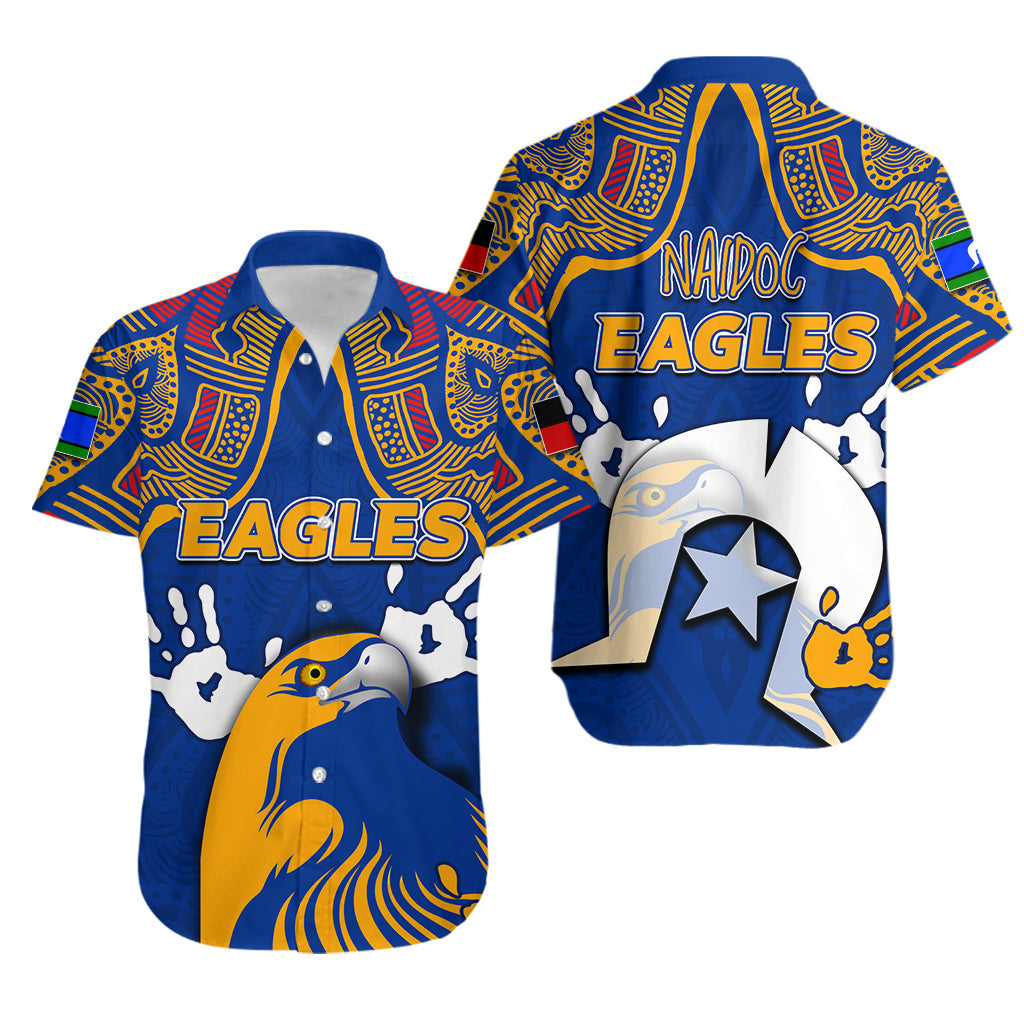 NAIDOC West Coast Eagles Hawaiian Shirt Torres Strait Islanders LT6 - Vibe Hoodie