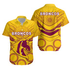 Broncos Indigenous Hawaiian Shirt (Gold) LT13 - Vibe Hoodie