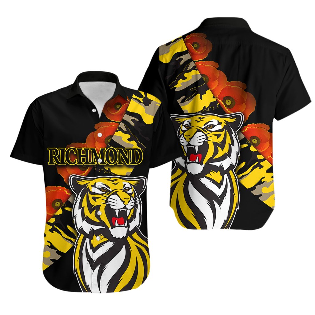 richmond-tigers-hawaiian-shirt-anzac-day-poppy-flowers