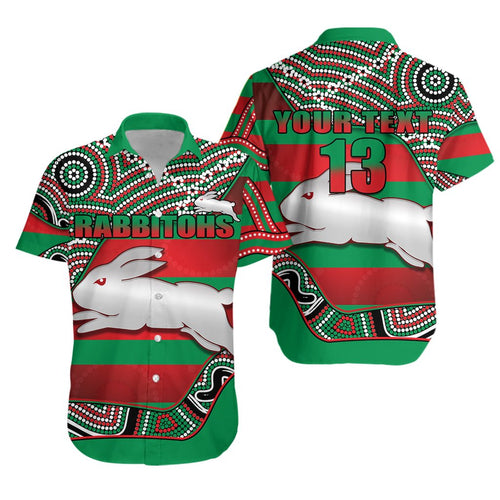 custom-personalised-rabbitohs-hawaiian-shirt-rugby-south-sydney-indigenous-charming-custom-text-and-number
