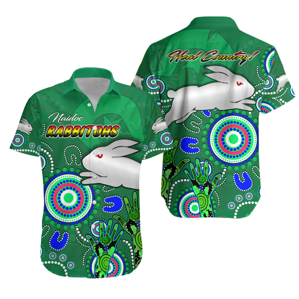 Naidoc Rabbitohs 2021 Hawaiian Shirt Health Life LT13 - Vibe Hoodie