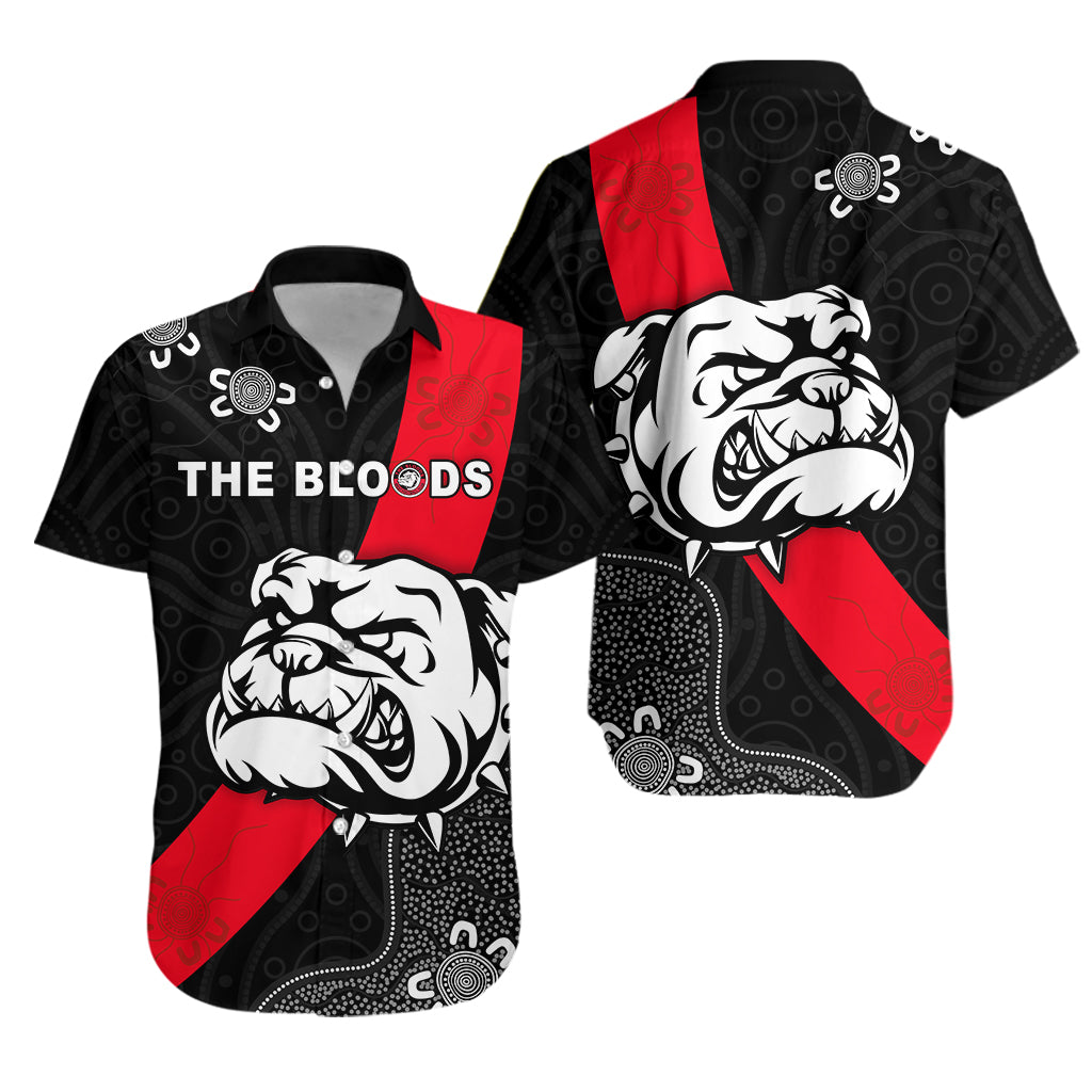 West Football Club Hawaiian Shirt - The Bloods Alice Springs - Vibe Hoodie