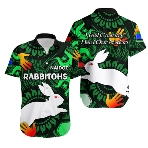 Naidoc Rabbitohs Hawaiian Shirt Naidoc Patterns LT6 - Vibe Hoodie