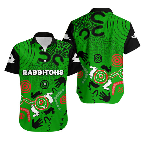 South Sydney Rabbitohs Indigenous Hawaiian Shirt No.3 LT6 - Vibe Hoodie