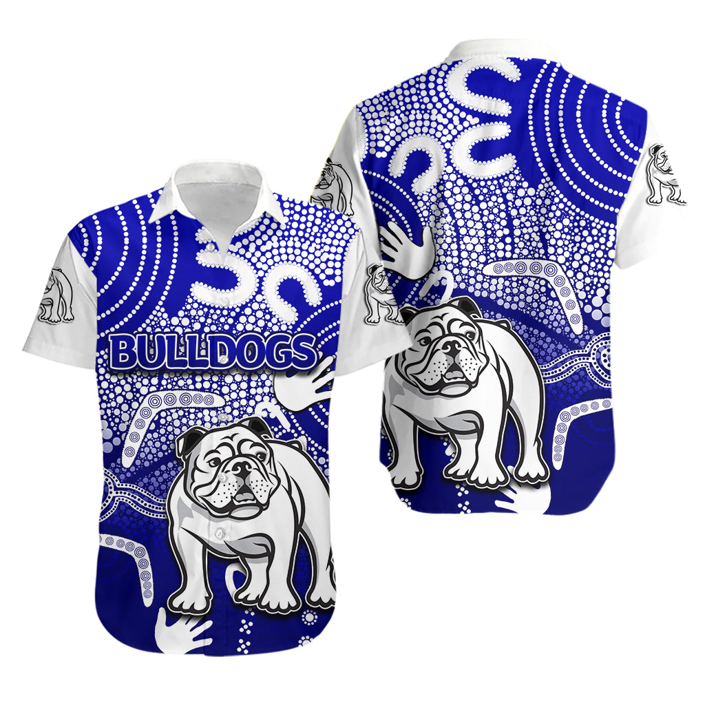 Bulldogs Hawaiian Shirt Indigenous LT6 - Vibe Hoodie