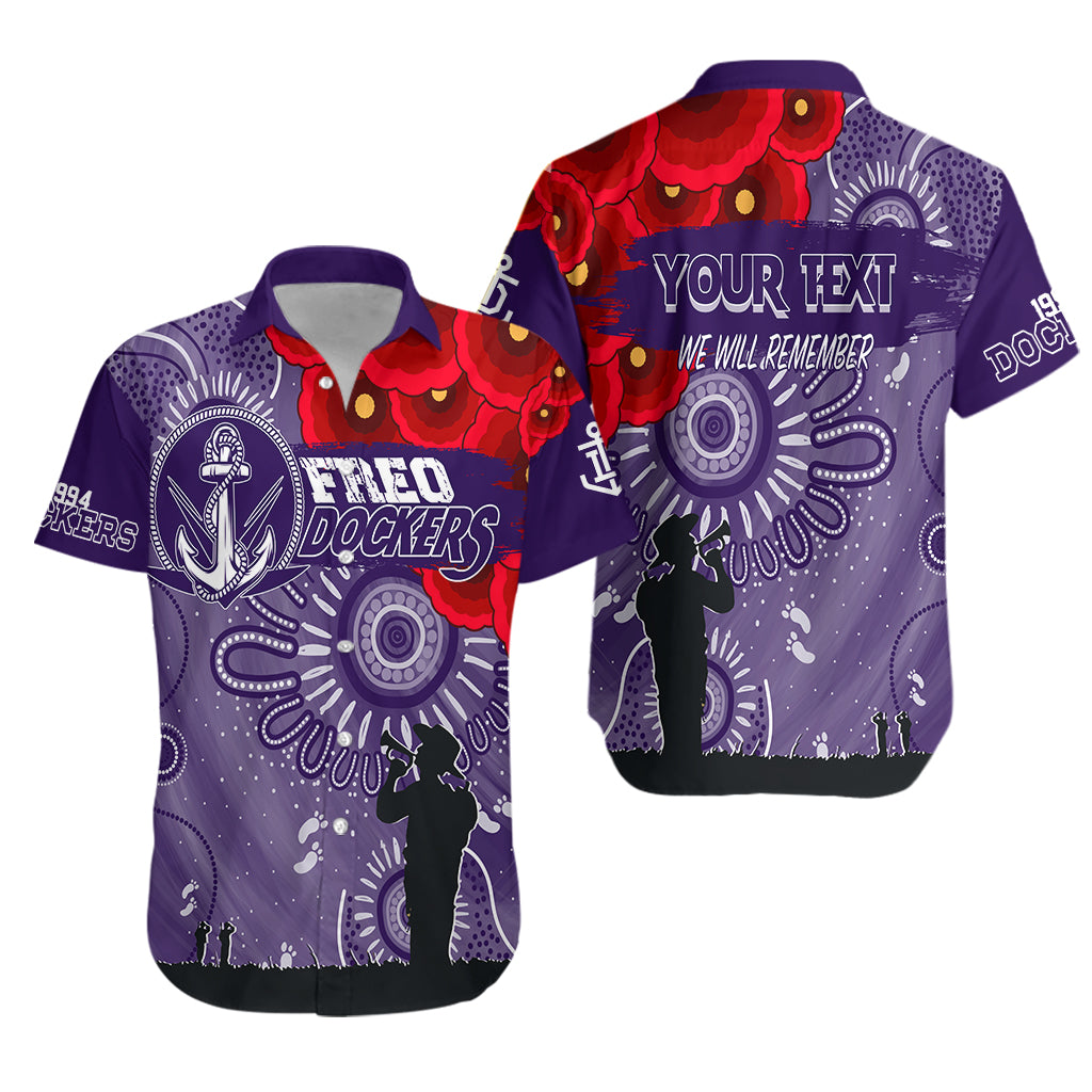 custom-personalised-freo-dockers-indigenous-anzac-day-hawaiian-shirt-we-will-remember