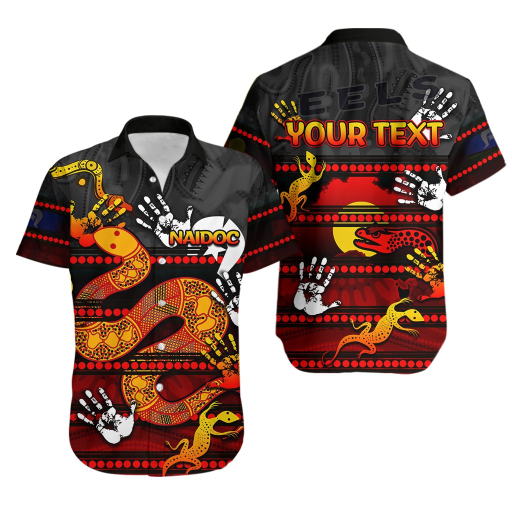 custom-personalised-naidoc-parramatta-eels-hawaiian-shirt-aboriginal-patterns-style-black