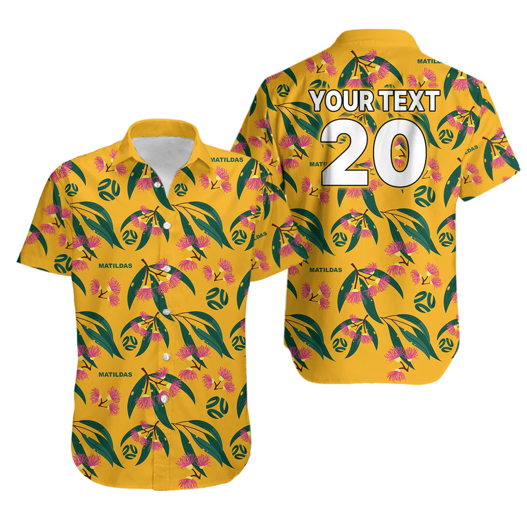 Custom Aussie Matildas Hawaiian Shirt Football Australia 2023 Silver Princess Unique LT9