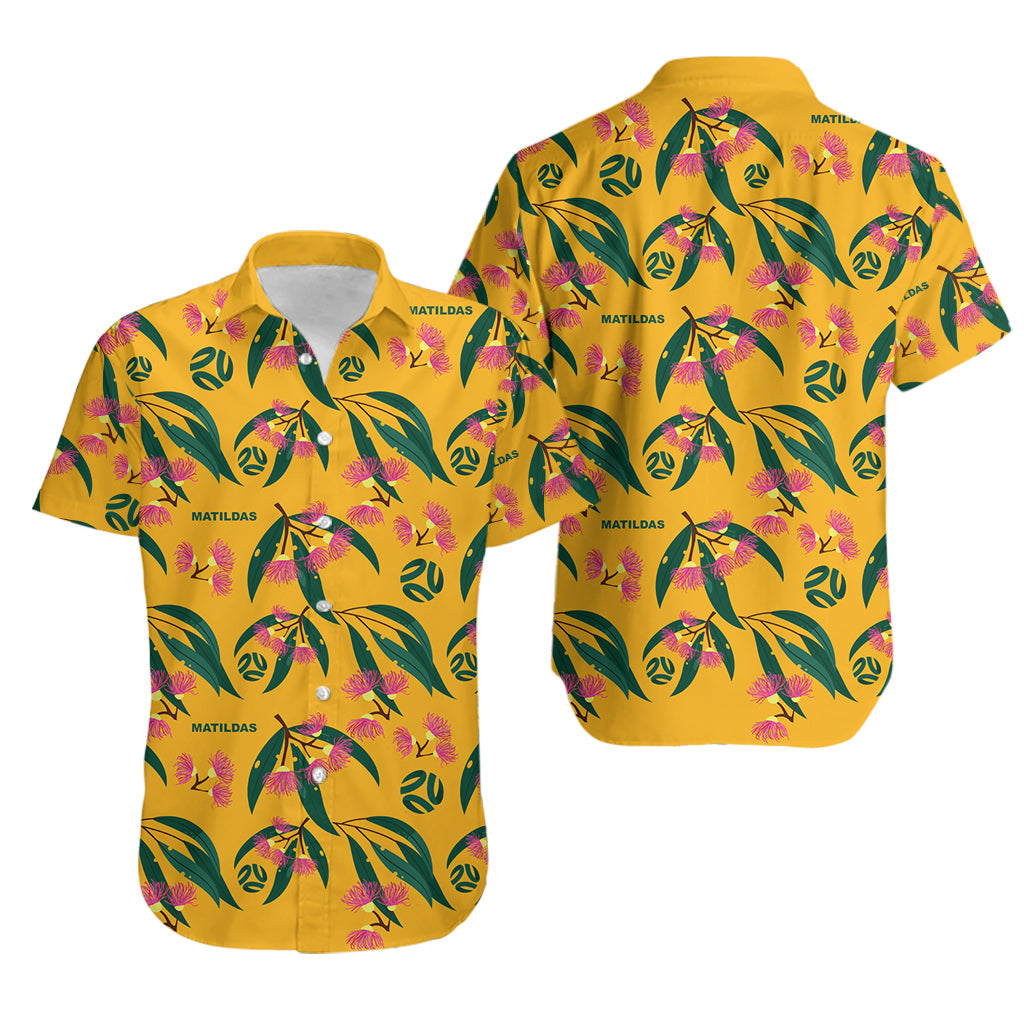 Aussie Matildas Hawaiian Shirt Football Australia 2023 Silver Princess Unique LT9