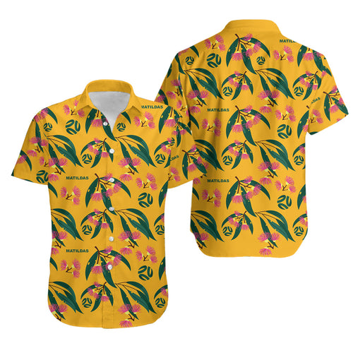 Aussie Matildas Hawaiian Shirt Football Australia 2023 Silver Princess Unique LT9