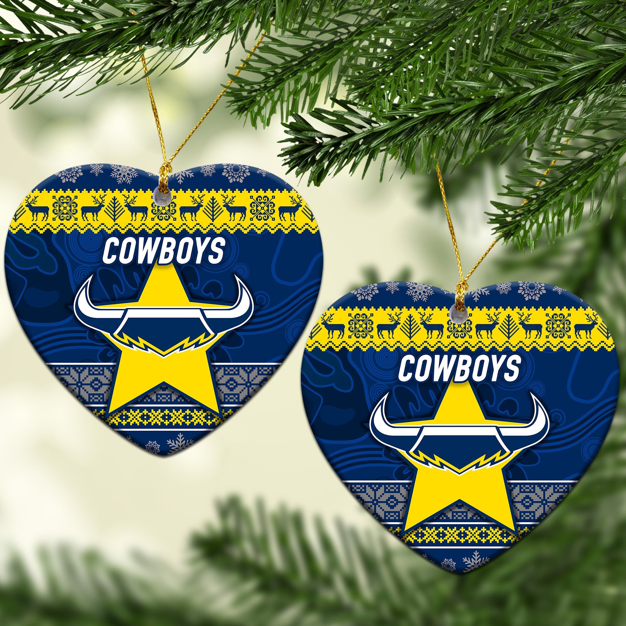 north-queensland-cowboys-christmas-ornament-simple-style