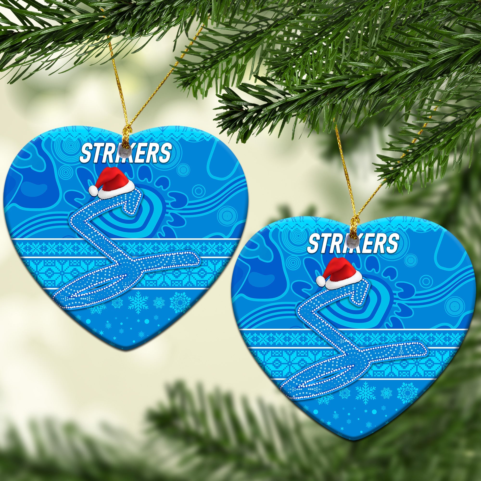 adelaide-strikers-christmas-ornament-simple-style