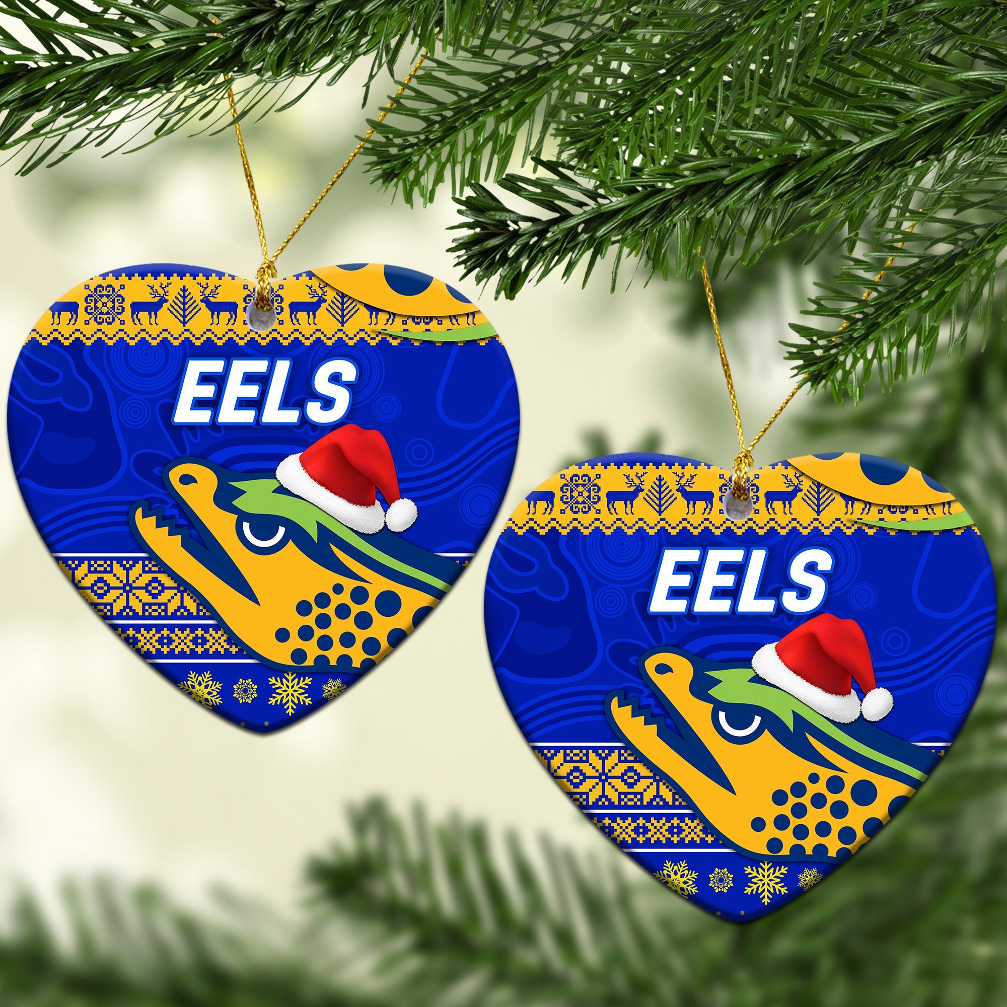 parramatta-eels-christmas-ornament-simple-style-blue