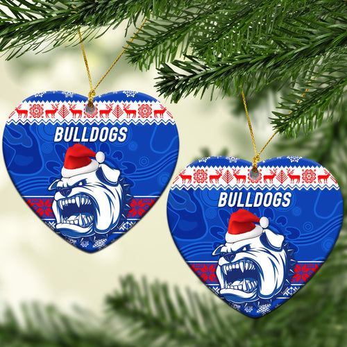 western-bulldogs-bulldogs-christmas-ornament-simple-style