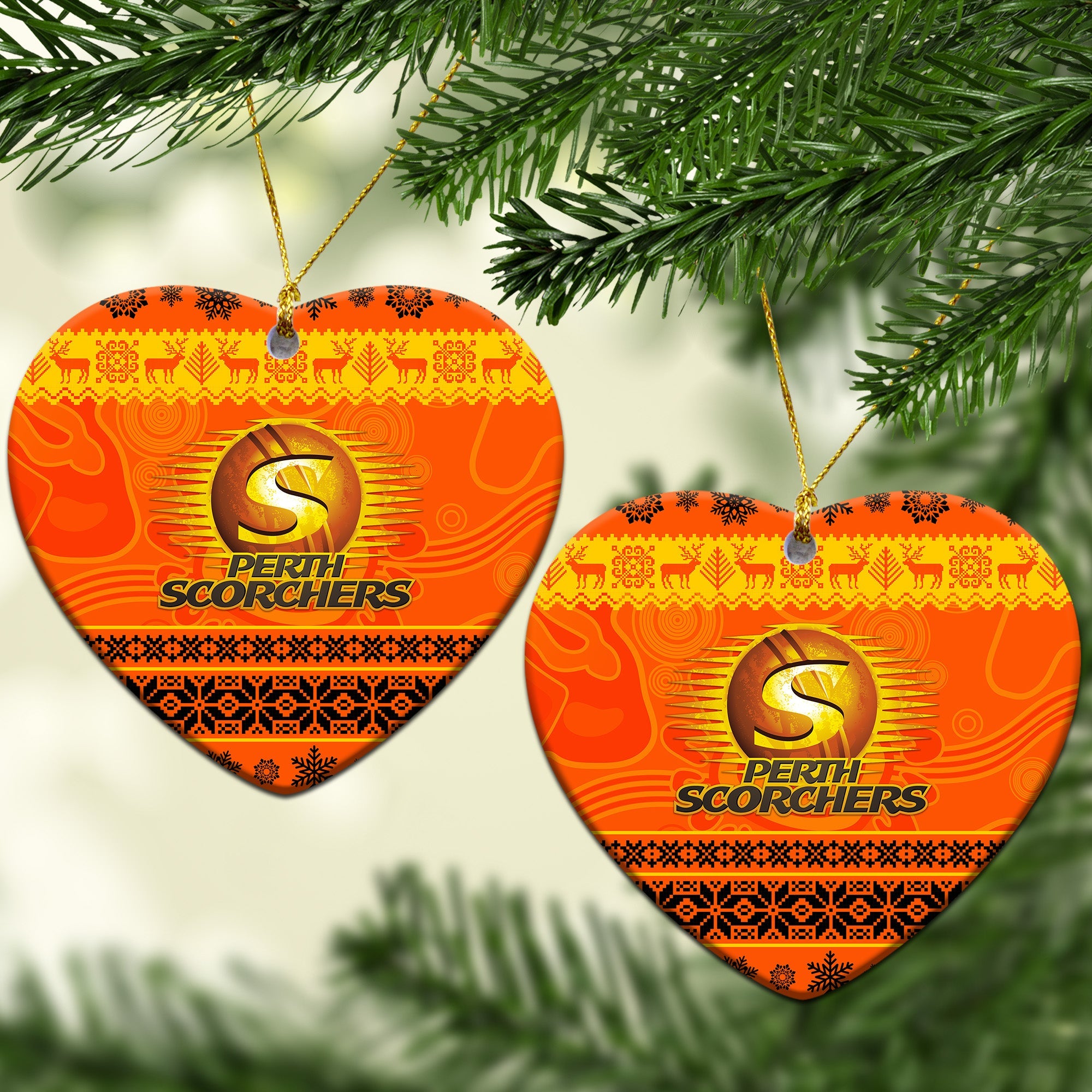 perth-scorchers-christmas-ornament-simple-style