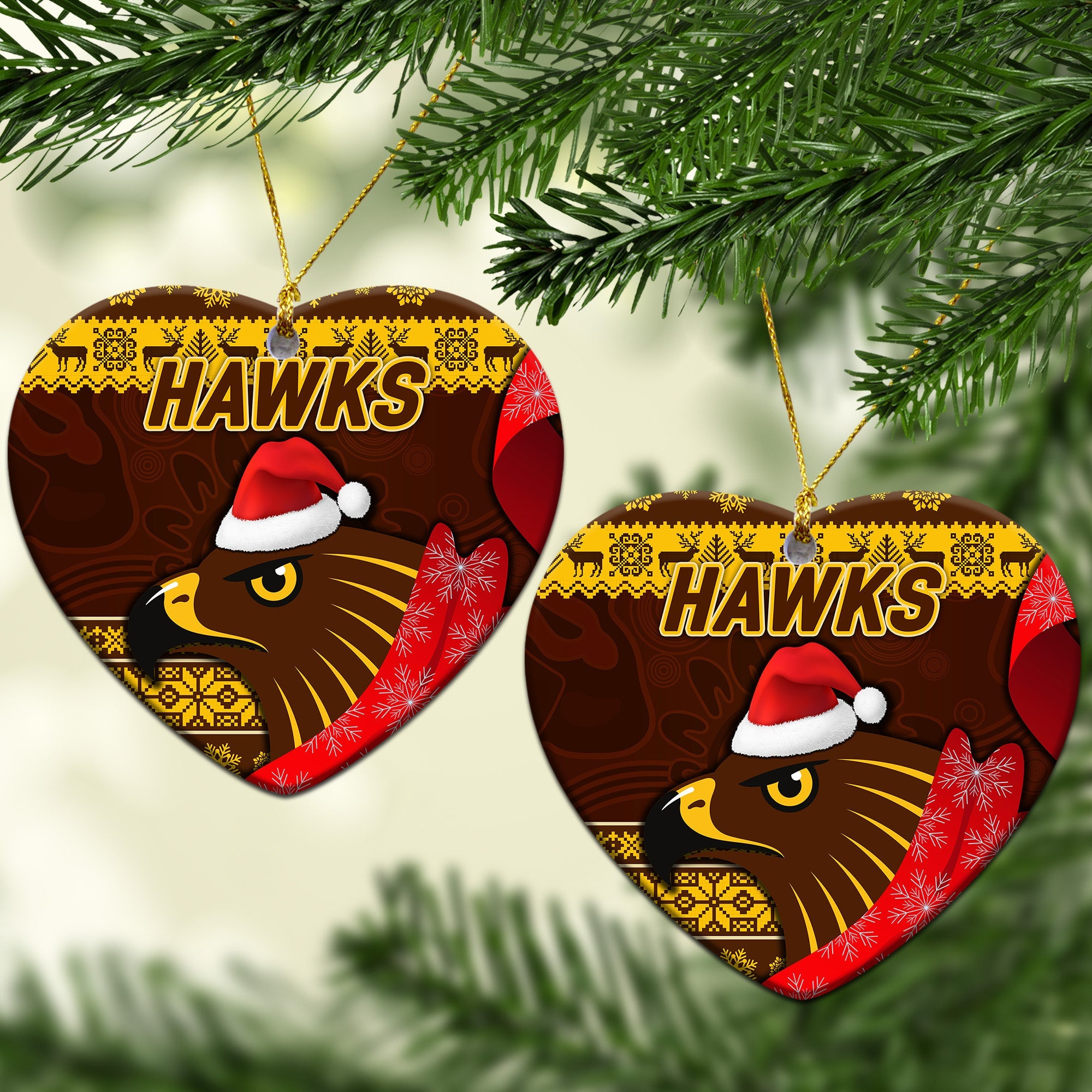 hawthorn-hawks-christmas-ornament-simple-style