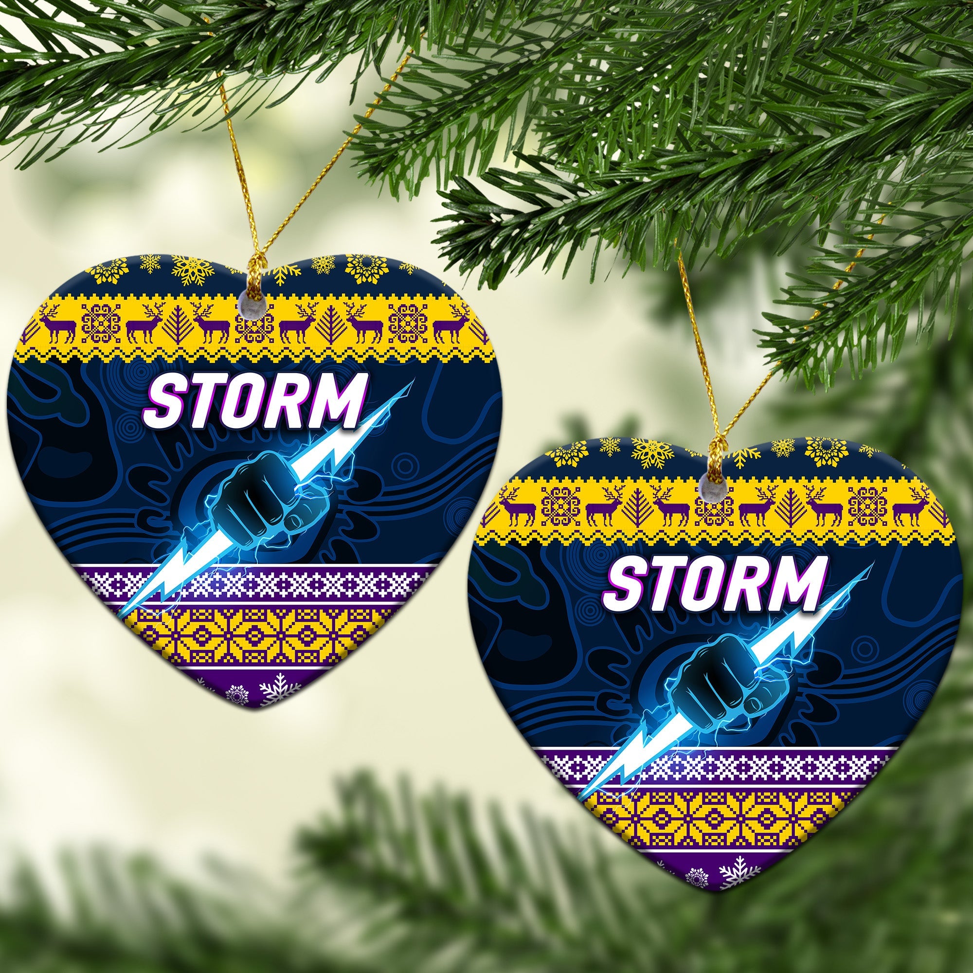 melbourne-storm-christmas-ornament-simple-style-navy-purple