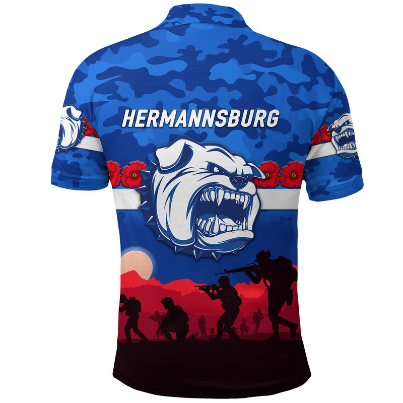 hermannsburg-western-aranda-bulldogs-football-club-anzac-polo-shirt-simple-style