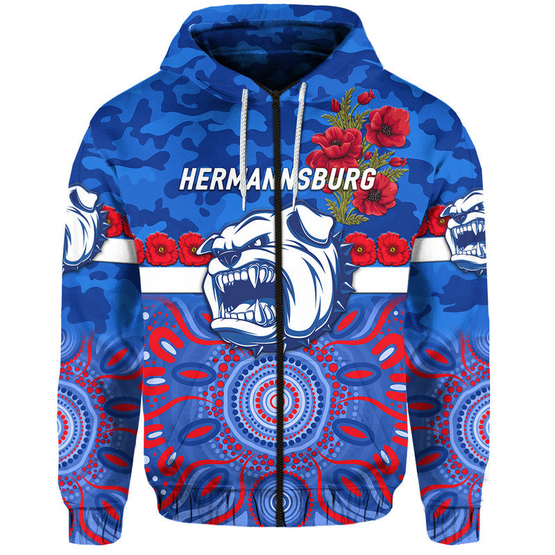 custom-personalised-hermannsburg-western-aranda-bulldogs-football-club-anzac-zip-up-and-pullover-hoodie-indigenous-vibes