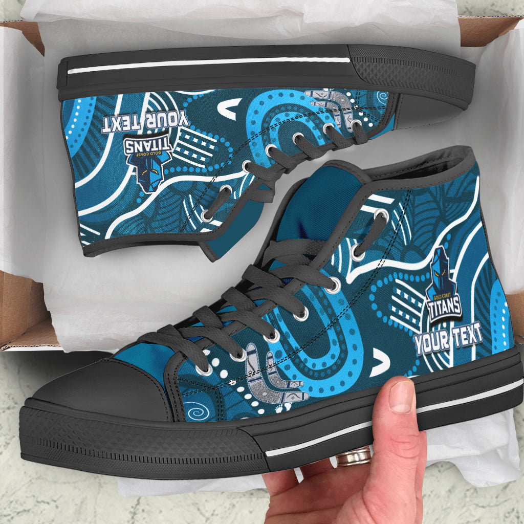 custom-personalised-titans-rugby-high-top-shoes-aboriginal-boomerang-go-premiers-gold-coast