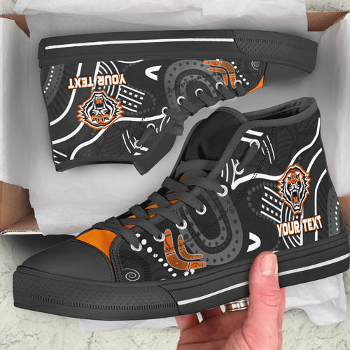 custom-personalised-tigers-rugby-high-top-shoes-aboriginal-boomerang-go-premiers-wests