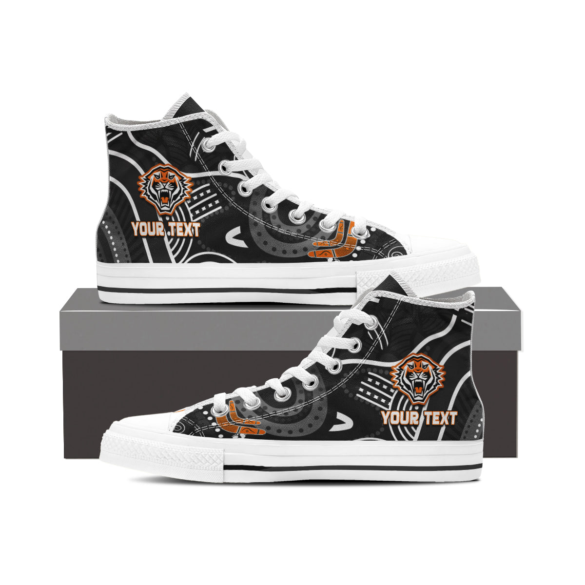 custom-personalised-tigers-rugby-high-top-shoes-aboriginal-boomerang-go-premiers-wests