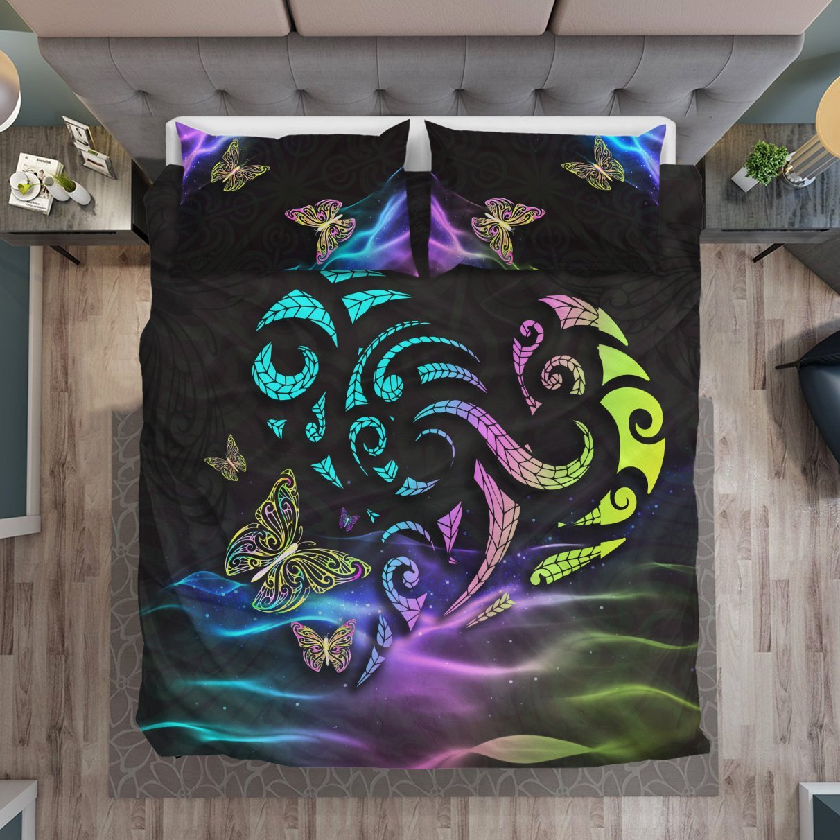 hineraukatauri-goddess-of-music-new-zealand-bedding-set-02