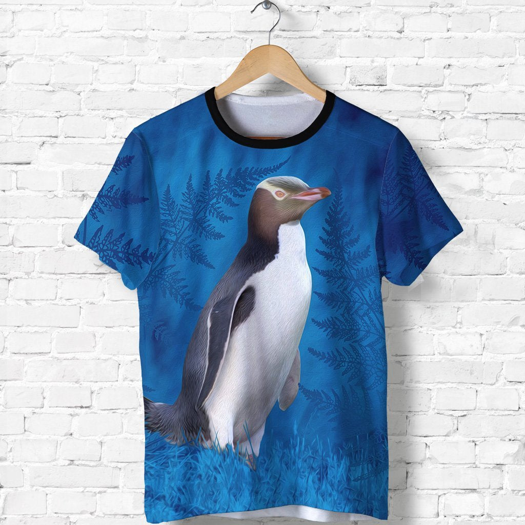 new-zealand-bird-shirt-hoiho-yellow-eyed-penguin-t-shirt
