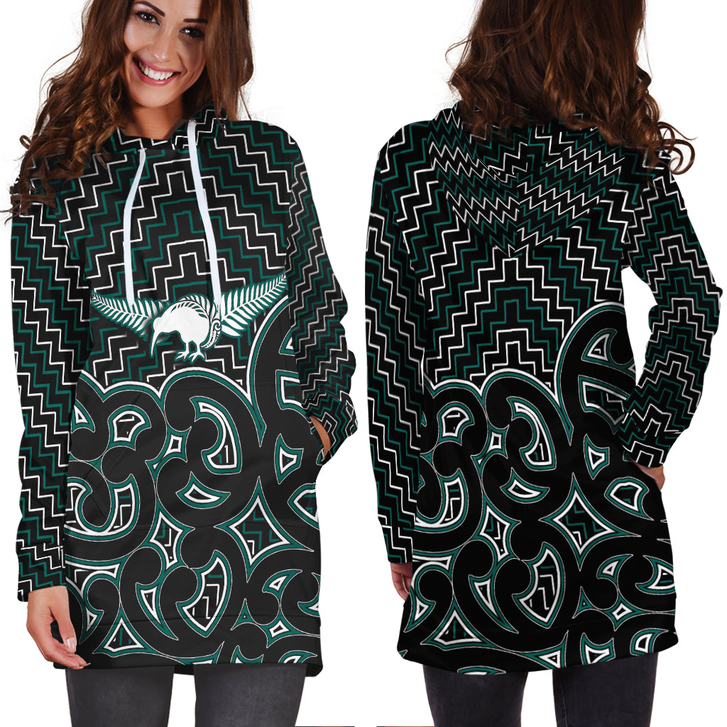 new-zealand-hoodie-dress-maori-graphic-tee-patterns-green