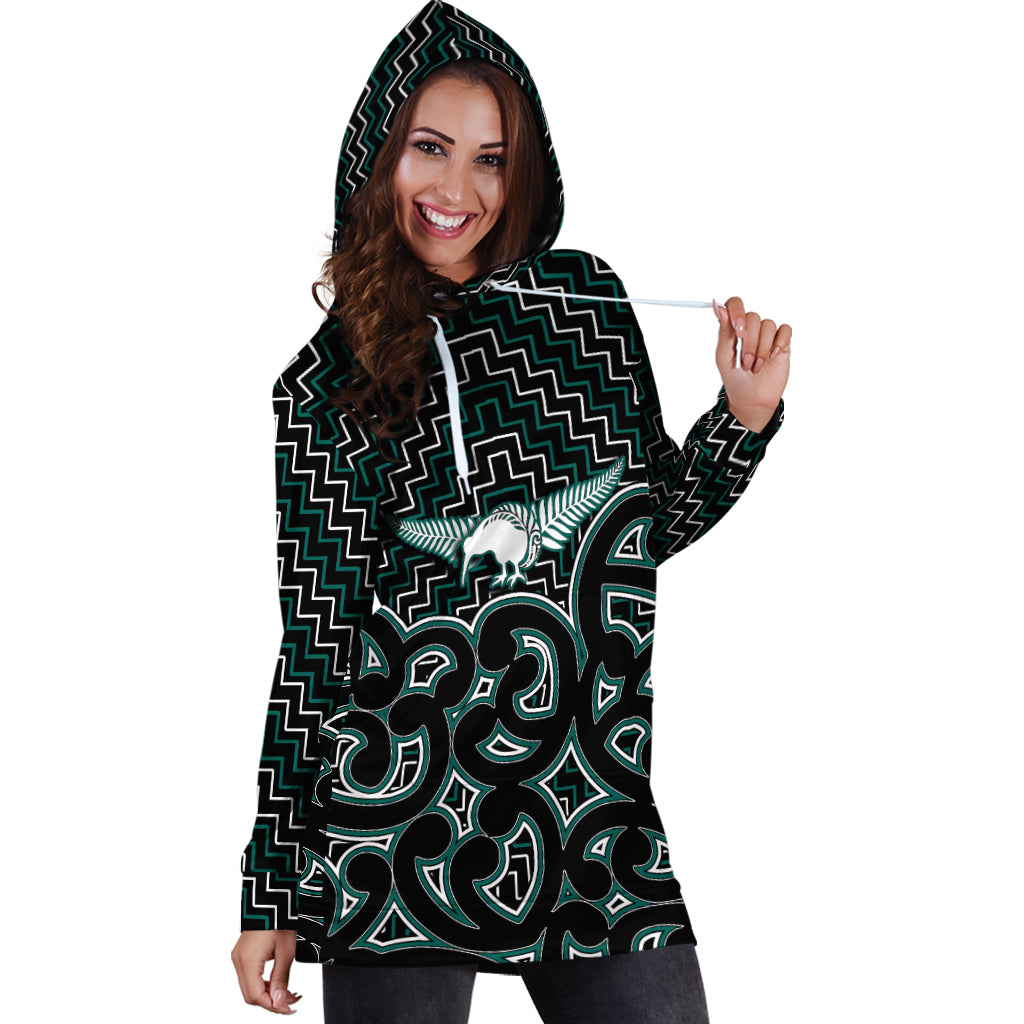 new-zealand-hoodie-dress-maori-graphic-tee-patterns-green