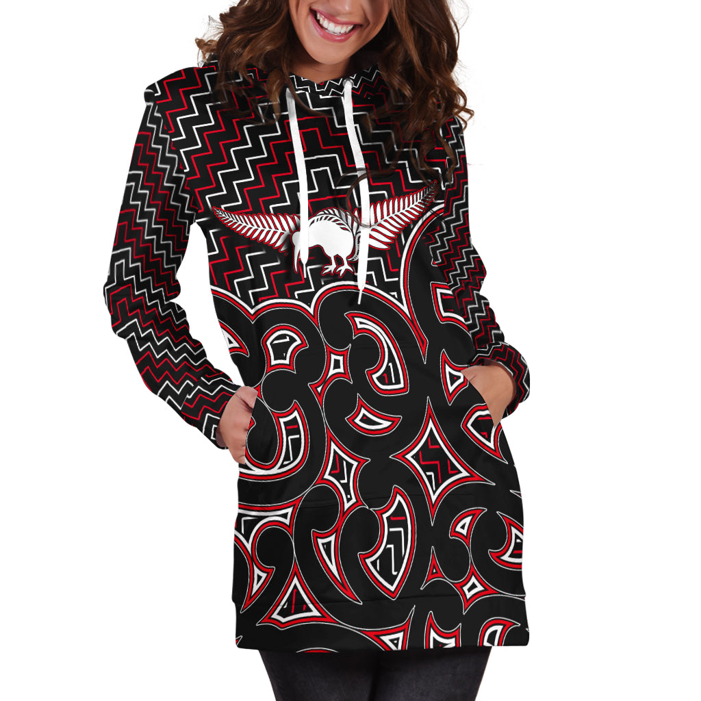 new-zealand-hoodie-dress-maori-graphic-tee-patterns-red