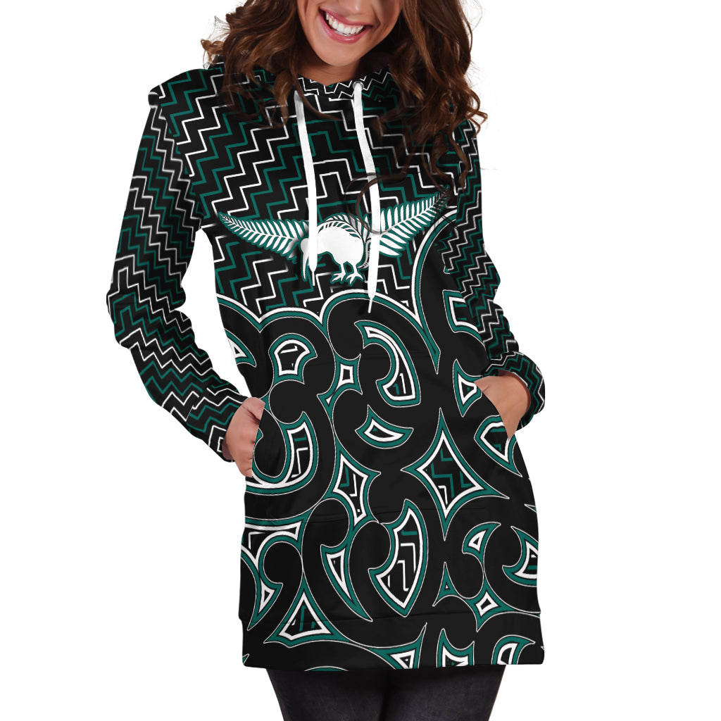 new-zealand-hoodie-dress-maori-graphic-tee-patterns-green