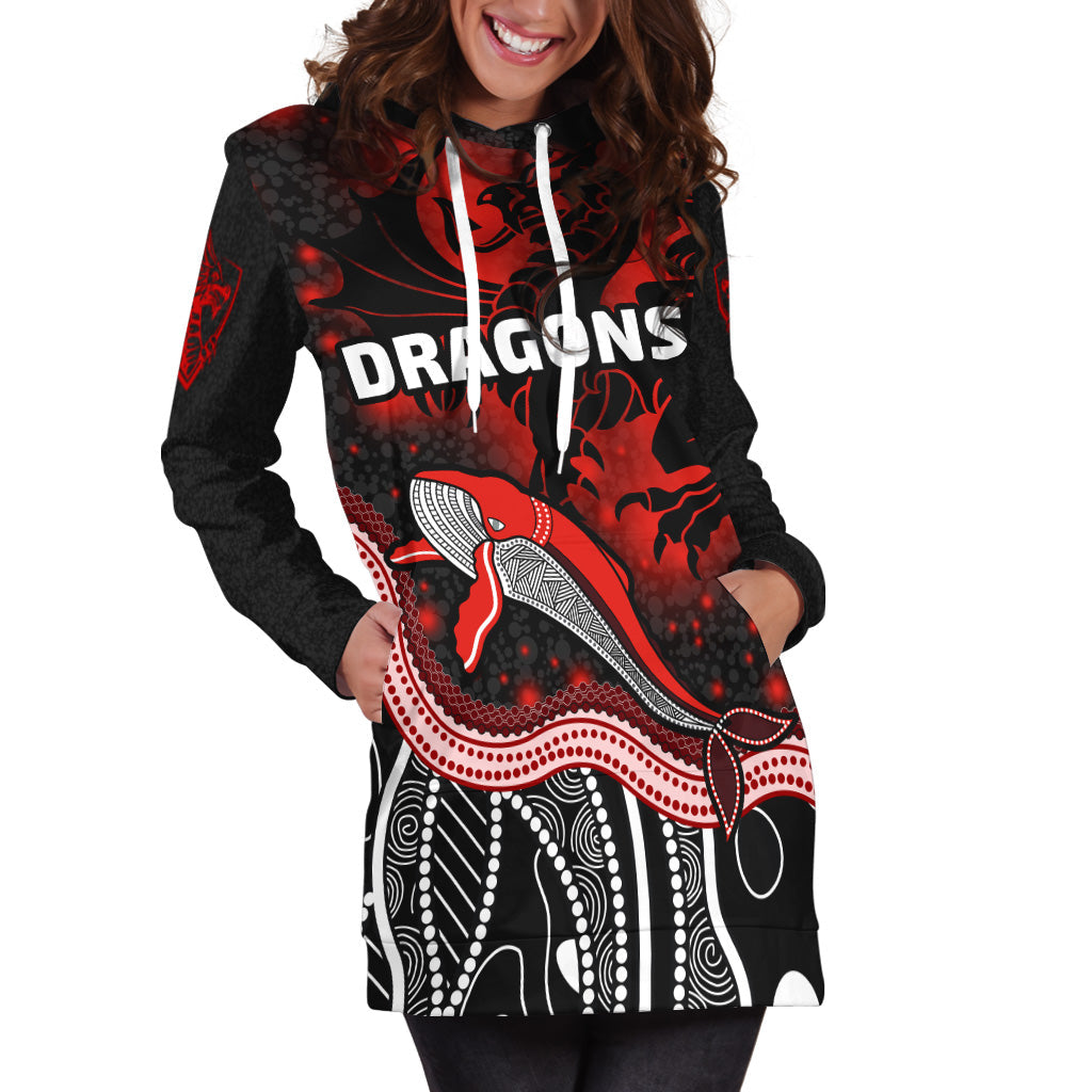 custom-personalised-dragons-womens-hoodie-dress-st-george-special-style