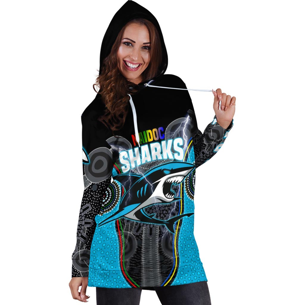 cronulla-sutherland-sharks-womens-hoodie-dress-naidoc-week-special-style