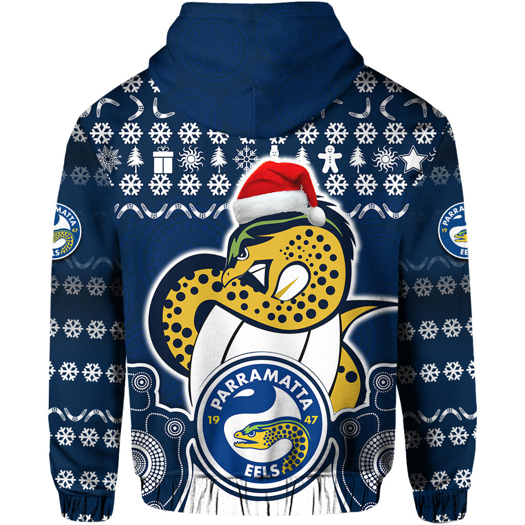 parramatta-eels-christmas-vibe-with-aboriginal-dot-panting-style-zip-up-and-pullover-hoodie