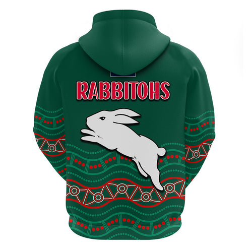rabbitohs-australia-day-zip-up-and-pullover-hoodie-flag-map-and-aboriginal-wave