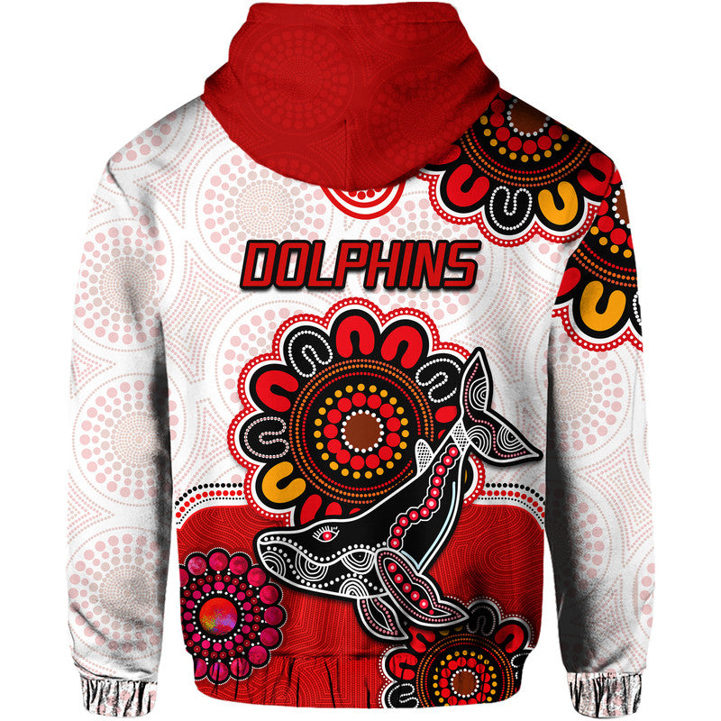 dolphins-rugby-zip-up-and-pullover-hoodie-indigenous-circles-and-waves-white
