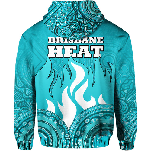 Brisbane Heat Indigenous Aboriginal Arts Zip Up And Pullover Hoodie LT9