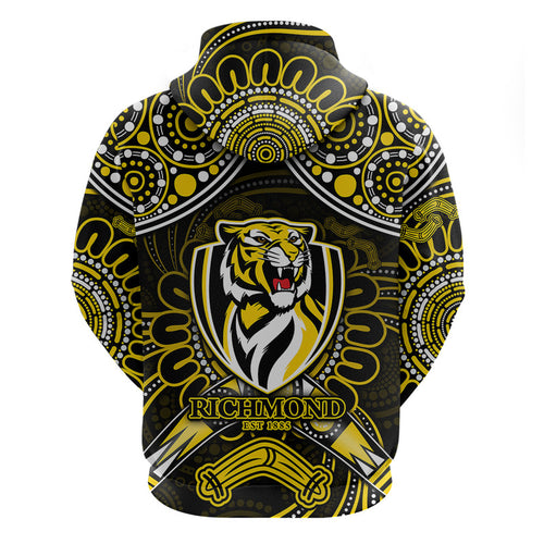 richmond-tigers-football-zip-up-and-pullover-hoodie-boomerang-indigenous-dots