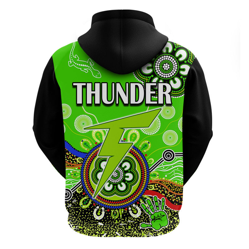 sydney-thunder-zip-up-and-pullover-hoodie-cricket-indigenous-aboriginal-lizard-version