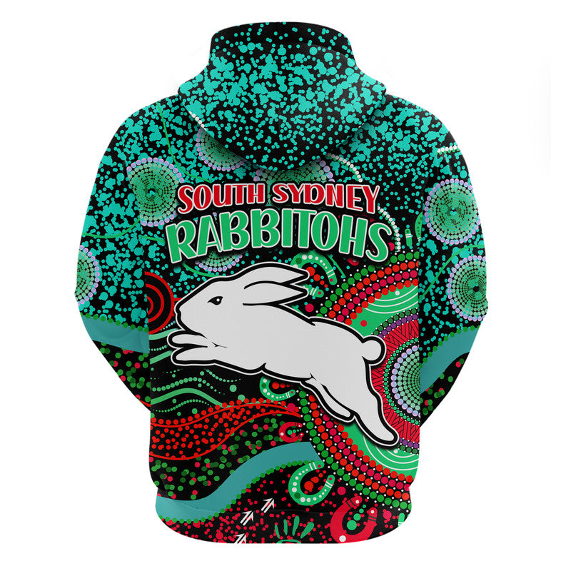 rabbitohs-rugby-zip-up-and-pullover-hoodie-aboriginal-dots-verion