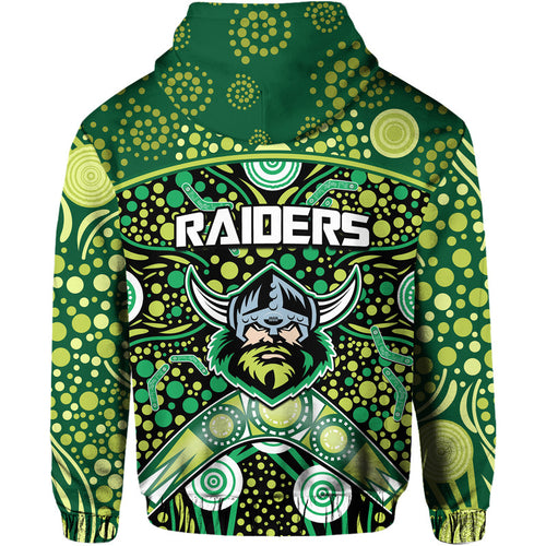 raiders-rugby-zip-up-and-pullover-hoodie-boomerang-indigenous-dots