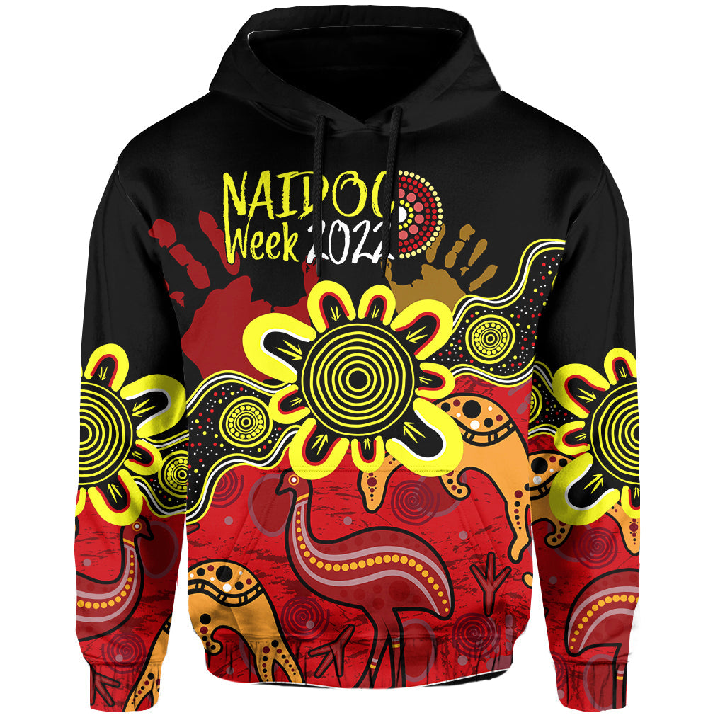 indigenous-naidoc-week-2022-hoodie-kangaroo-and-emu-birds