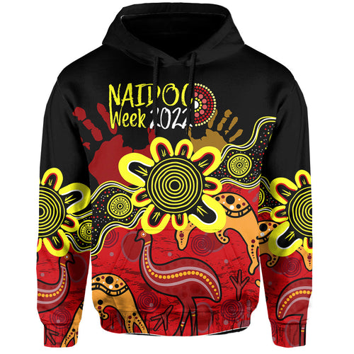 indigenous-naidoc-week-2022-hoodie-kangaroo-and-emu-birds
