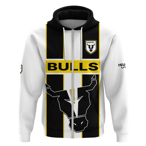 macarthur-soccer-zip-up-and-pullover-hoodie-bulls-mascot