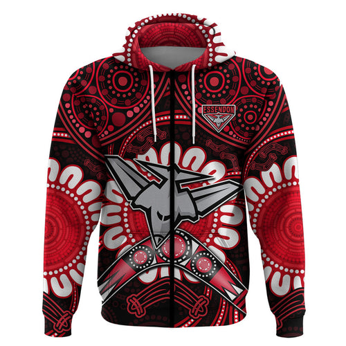 bombers-football-zip-up-and-pullover-hoodie-boomerang-indigenous-dots