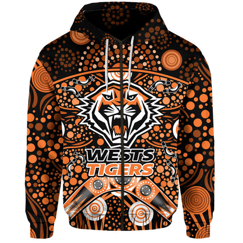 custom-personalised-wests-tigers-rugby-zip-up-and-pullover-hoodie-boomerang-indigenous-dots