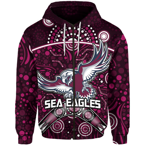 sea-eagles-rugby-zip-up-and-pullover-hoodie-boomerang-indigenous-dots