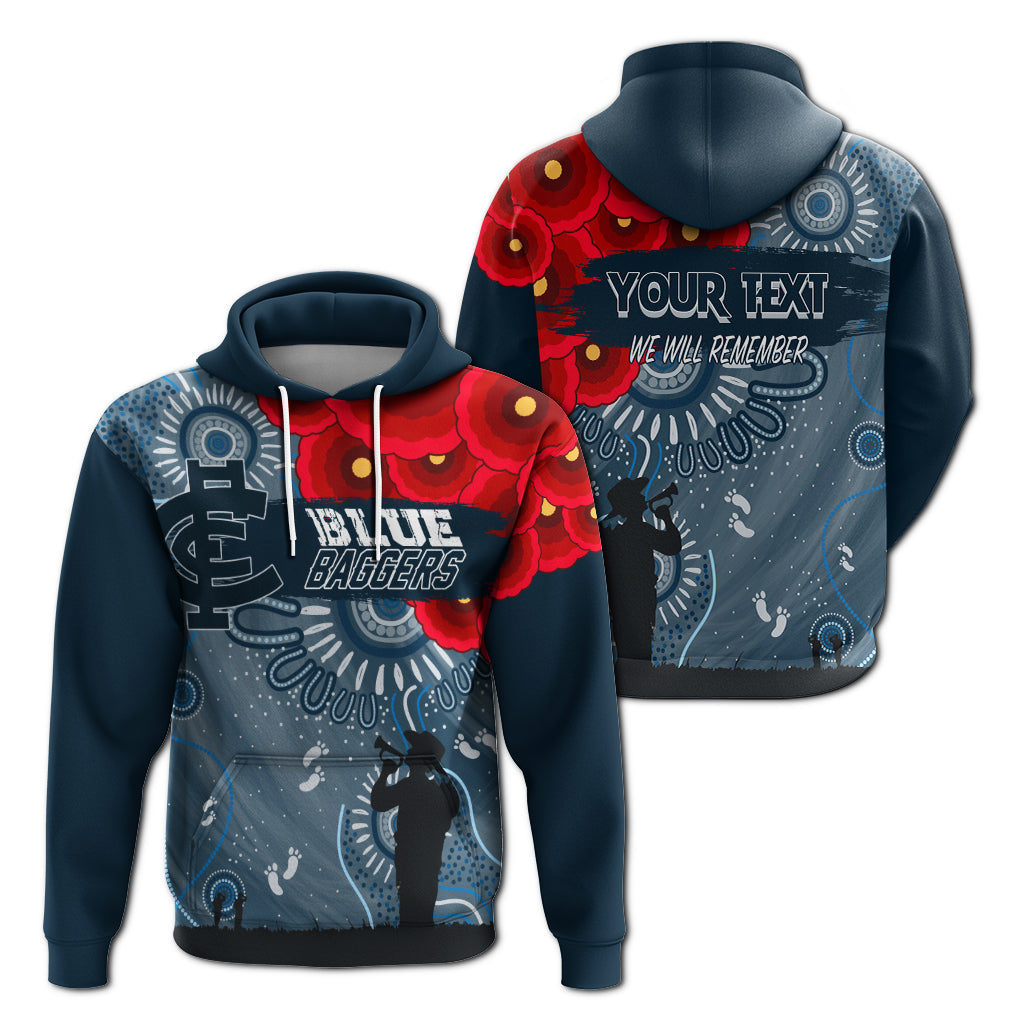 custom-personalised-carlton-blue-baggers-indigenous-anzac-day-hoodie-we-will-remember