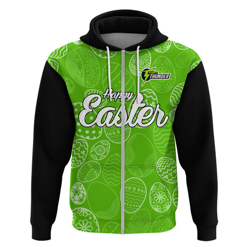 custom-personalised-sydney-thunder-cricket-happy-easter-day-zip-up-and-pullover-hoodie-simple-style